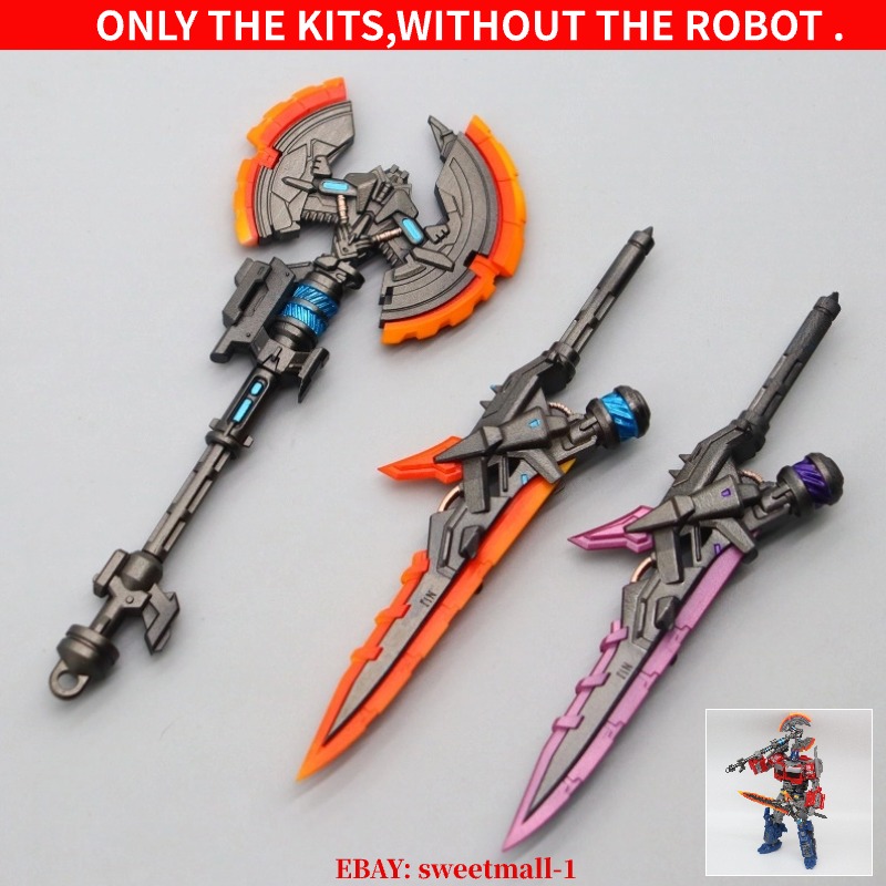 Big Axe Sword Weapon Upgrade Kit For SS102 SS38 WFC OP TF 5MM Grip