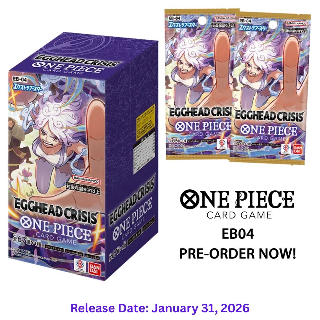 Pre Order] ONE PIECE Card Game EB-04 Egghead Crisis Booster Box