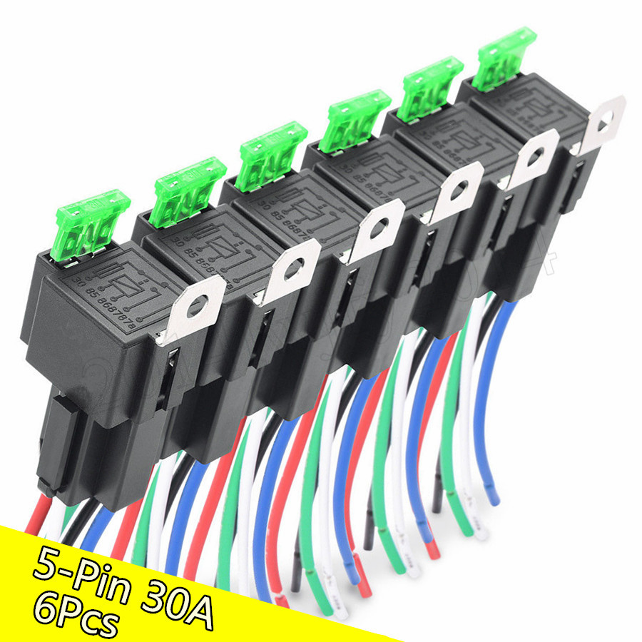 6 Pack 30a Ato Atc Blade Fuse 5