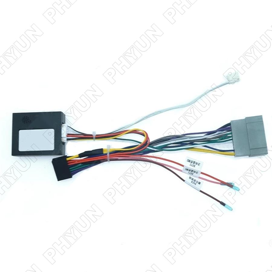 16Pin Car Android Stereo Wiring Harness Adapter w/Canbus For