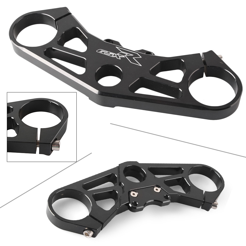 Black Upper Front Top Triple Tree Clamp Fit Suzuki GSXR 1000 2005 2006