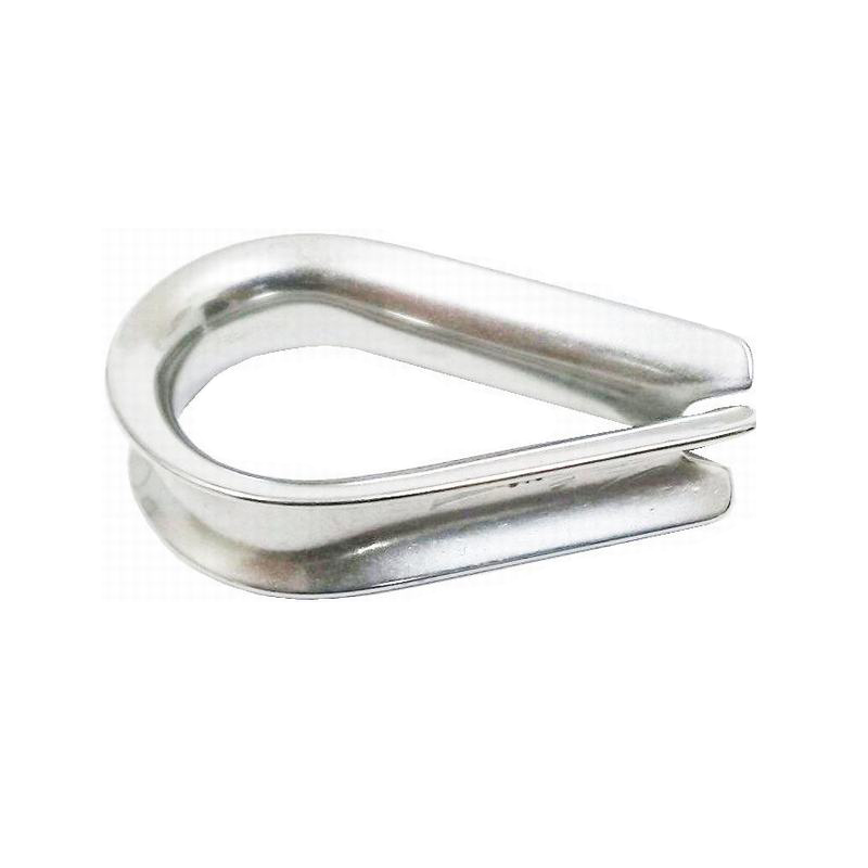 4Pcs 304 Stainless Steel Stainless Steel Wire Rope Thimbles