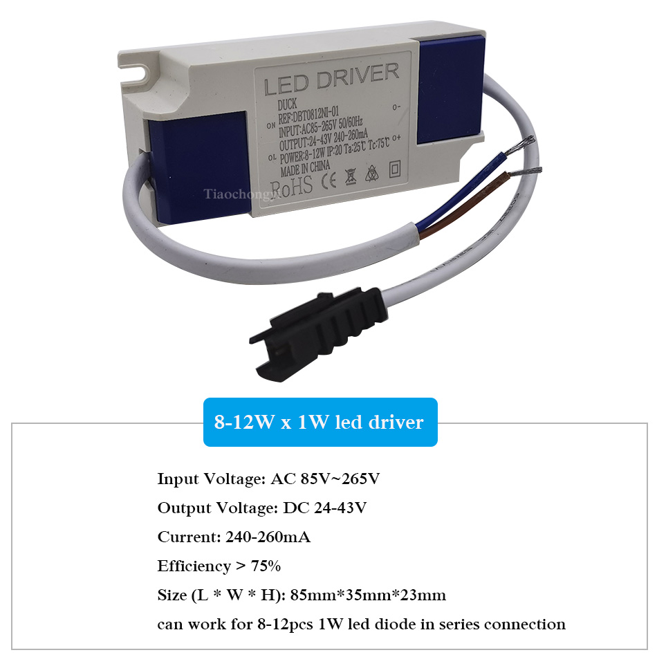 LED Driver 3W 6W 9W 12W 15W 18W 24W 25W 36W LED Power Supply Unit