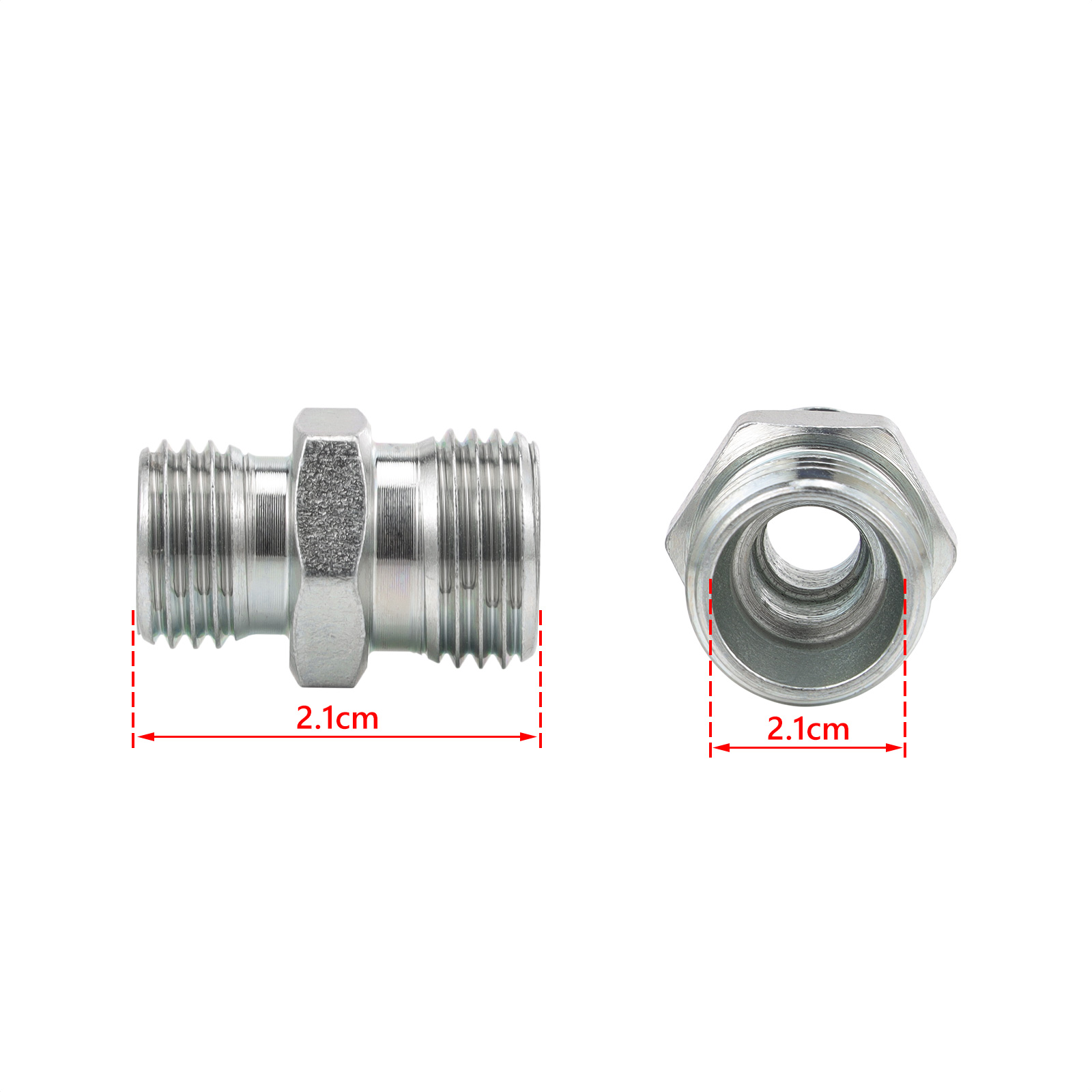 4 Raccordi Idraulici Per Mini Escavatore | Attacco M14 E M16 Per Accessori | Ricambio 115757