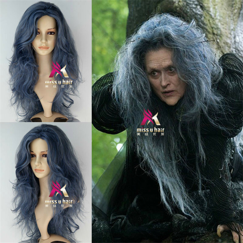 Movie Into The Woods Witch Wig Long Wavy Tousle Anime Cosplay Wig
