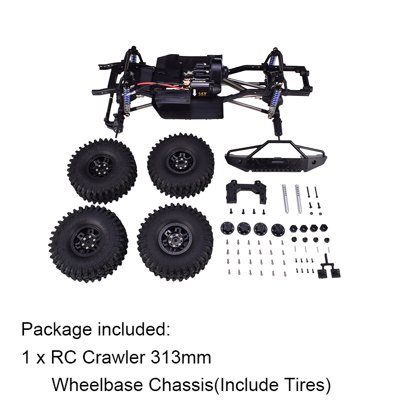 Chassis Frame Wheelbase Mounted For 1/10 SCX10II 90046 RC