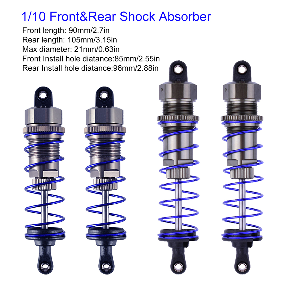 ZD Racing Front Raer Shock Absorber Damper Suspension for 1