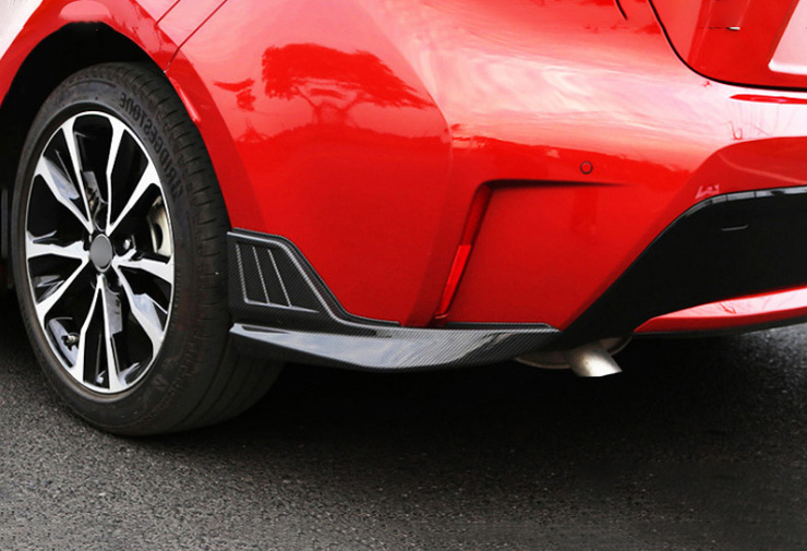 For Toyota Corolla 2019-2021 Rear Bumper Chin Spoiler Splitter Carbon