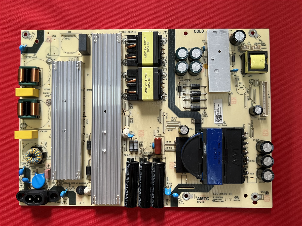 Original Power Supply Board (TV7001-ZC02-01) For ONN
