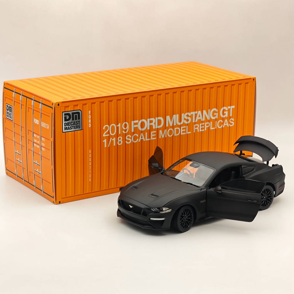 DM 1/18 FORD Mustang GT 2019 Widebodykit Pack Orange Fury LHD Diecast Car EUR 273,60 - FR