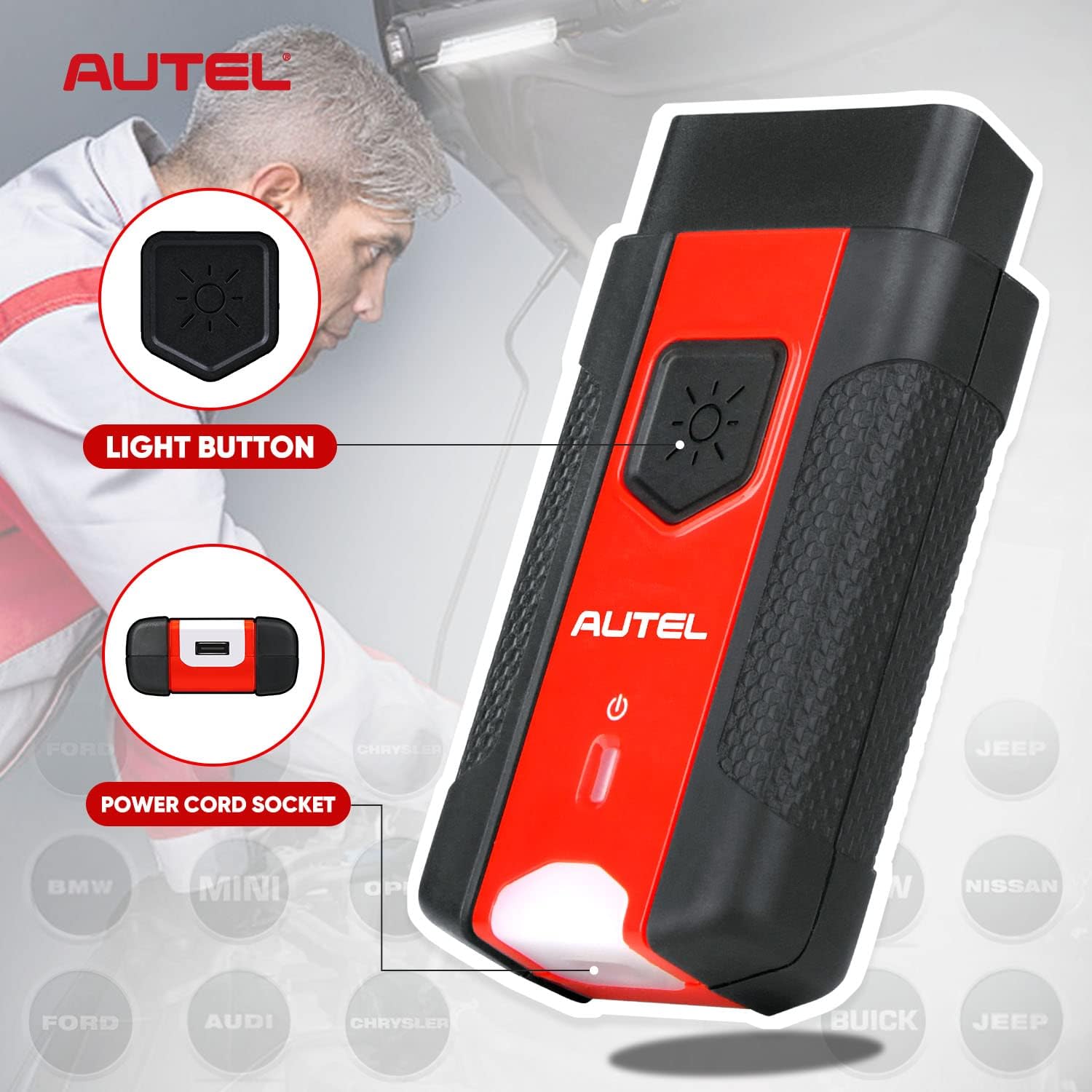 2026 Autel MaxiVCI V200 VCI200 Wireless Dongle Car Communication