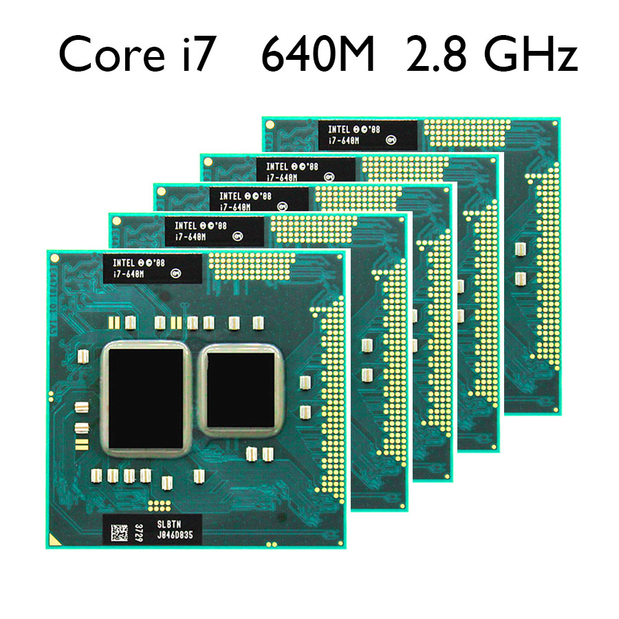 Segunda Mano Intel Core I7 2 8 Ghz Procesador I7 640m Pga9 Mobile Para Laptop Rl2 Ebay