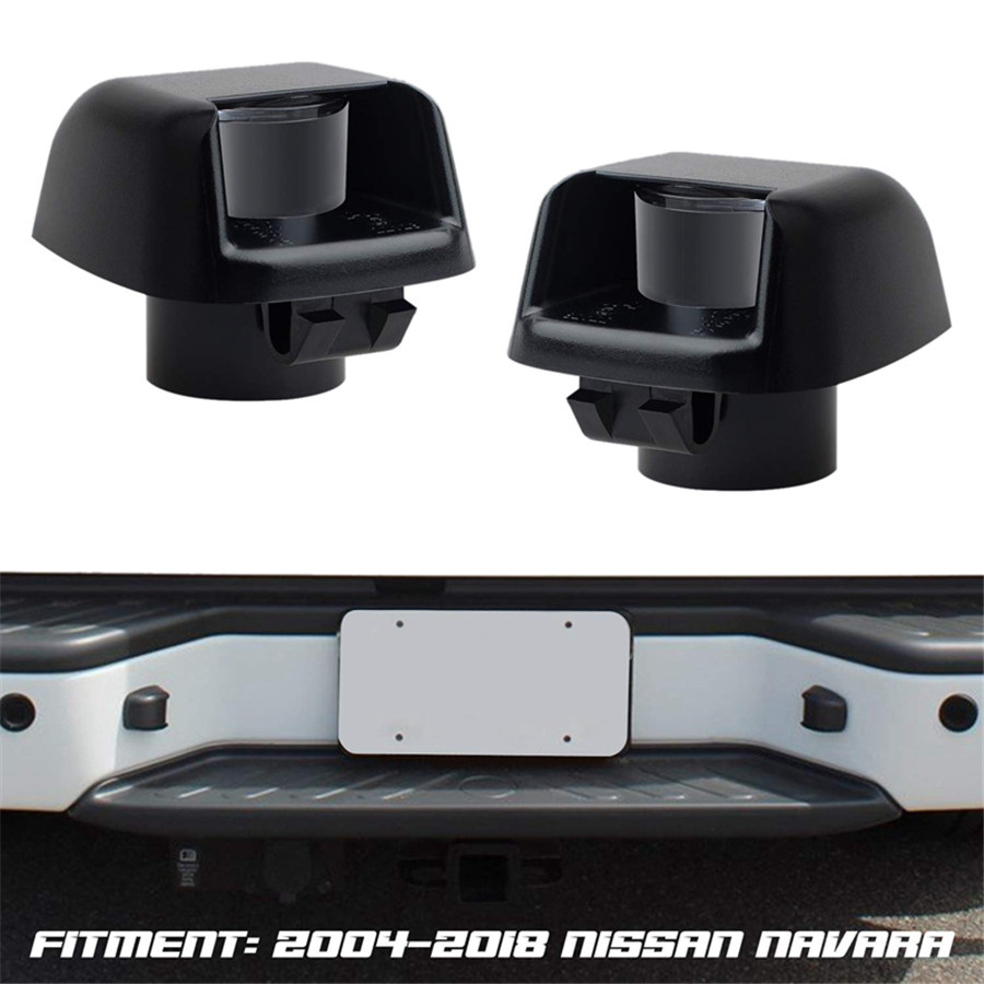Pair LED License Plate Lights For 2007-2019 Nissan Frontier, Armada, Titan – 1-Year Warranty
