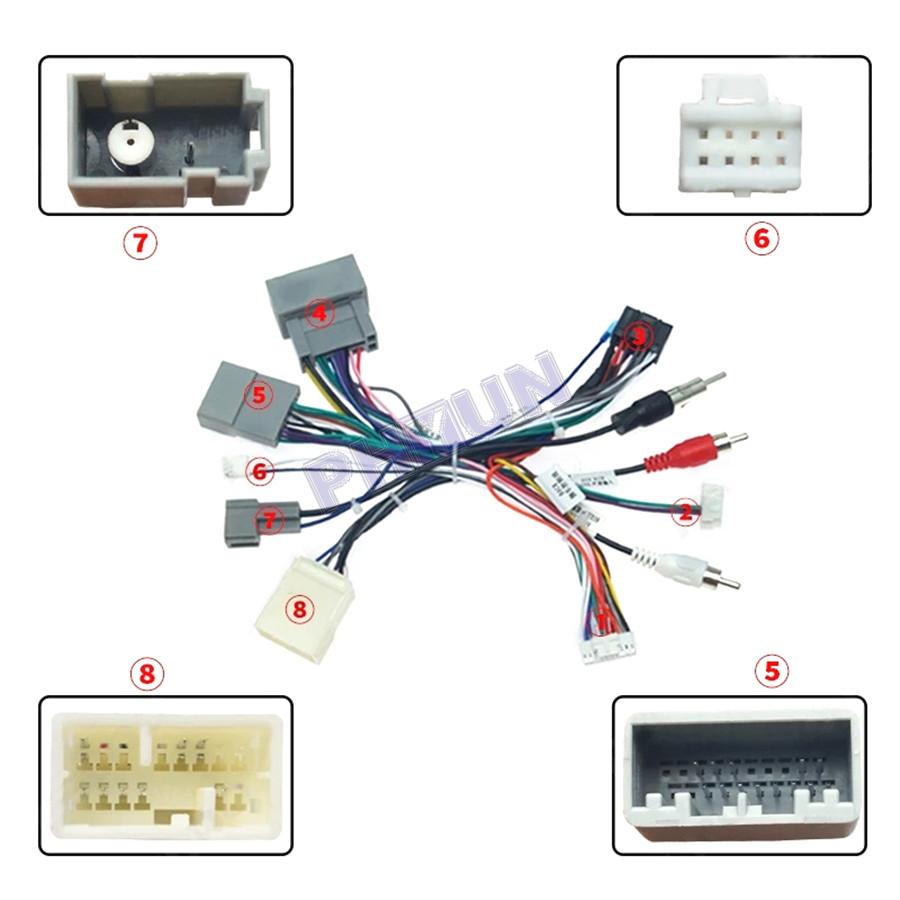 For 2012-2015 Honda Civic CRV Stereo Radio 16 Pin Power Wiring Harness