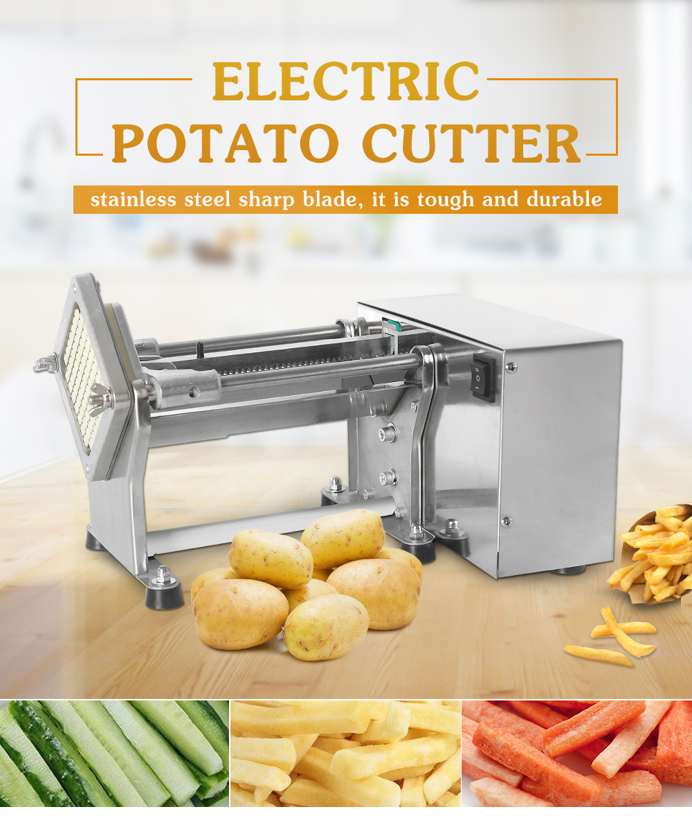 Commerical French Fry Cutter Potato Vegetable Slicer French Fries