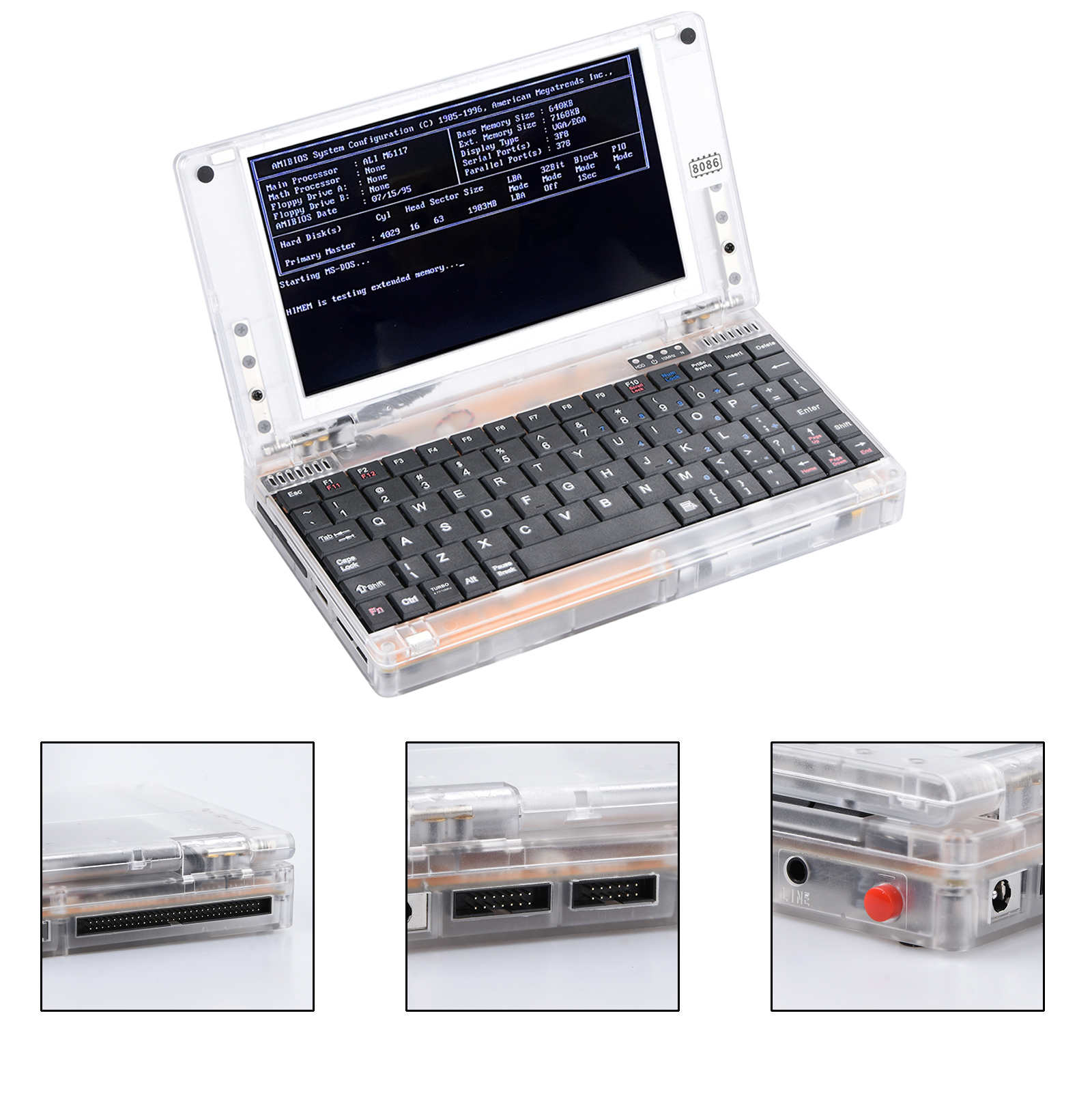 Portable Laptop Win Ver 3.0 640KB RAM Vintage Computer 8086 CPU