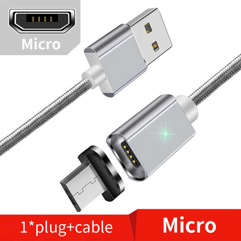 Magnetisches Typ C-Kabel Schnellladegerät Micro USB Ladedaten für Samsung Xiaomi_voghion.com
