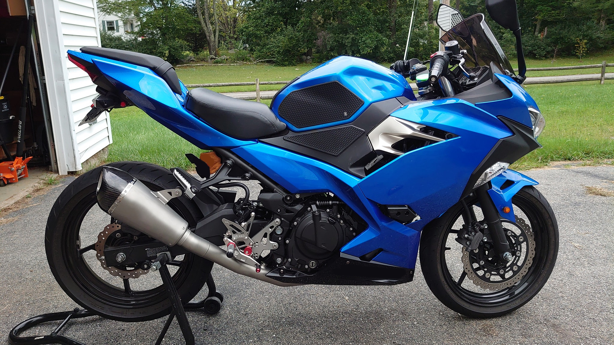 Blue Kawasaki Ninja 400 2021 Ninja 400 Price Fairing Kit Fit For