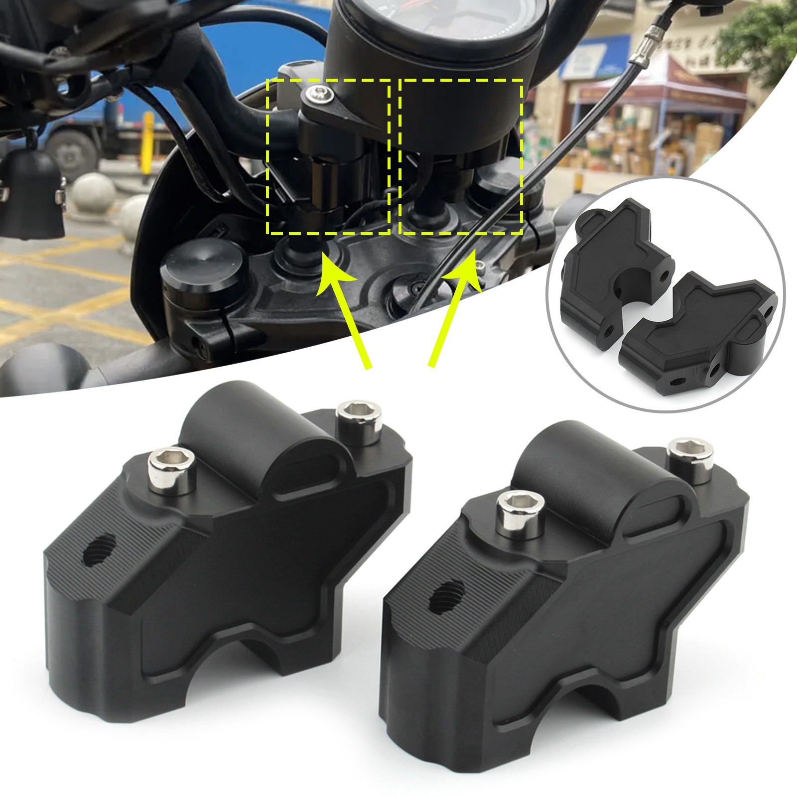Handlebar Riser Extention Kits For Harley Nightster 975 Special