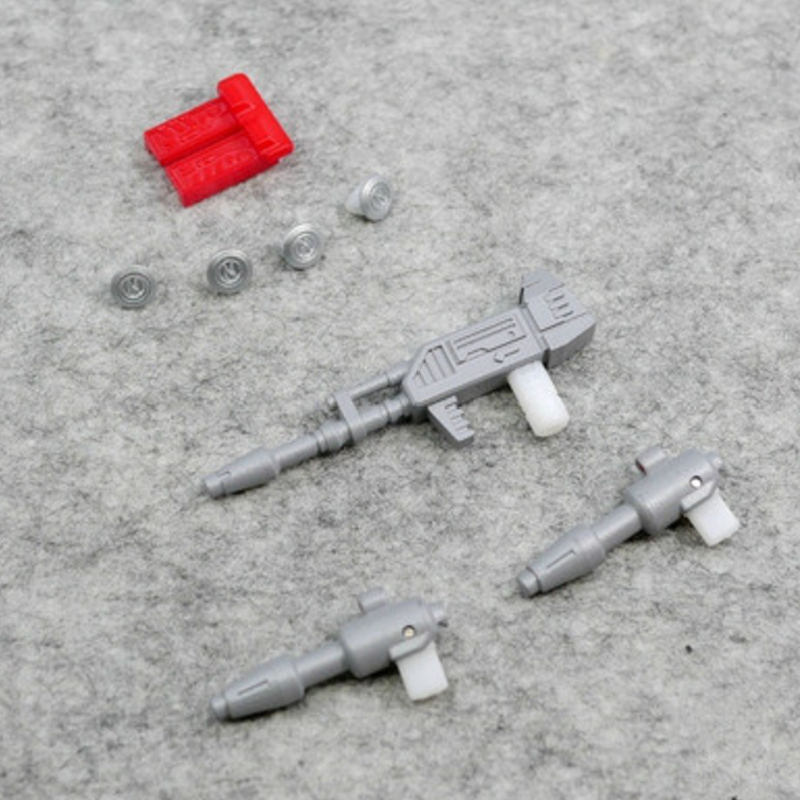 Weapon & Wheel Upgrade Kit For Earthrise Smokescreen, Bluestreak, Prowl, Barricade