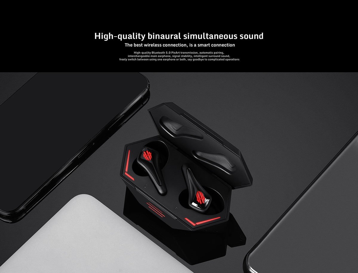 Red Magic Cyberpods TWS Gaming Earbuds True Wireless