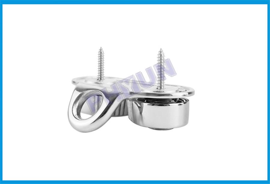 Stainless Steel Pulley Rope Clamp for Board Sailing Sailboat Kayak