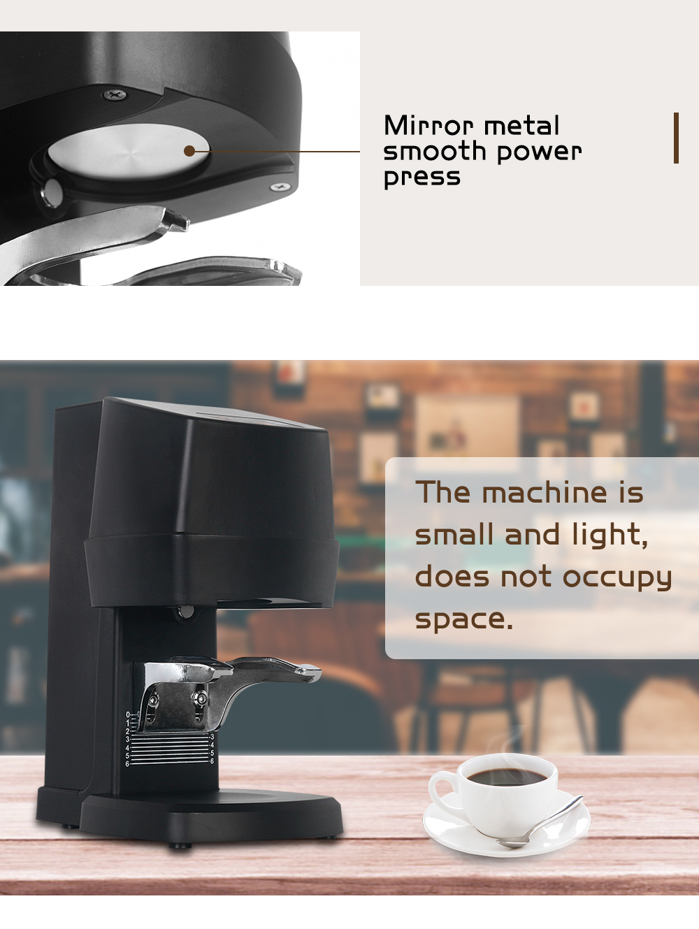 Commercial 58MM Electric Automatic Coffee Tamper Professional For Espro