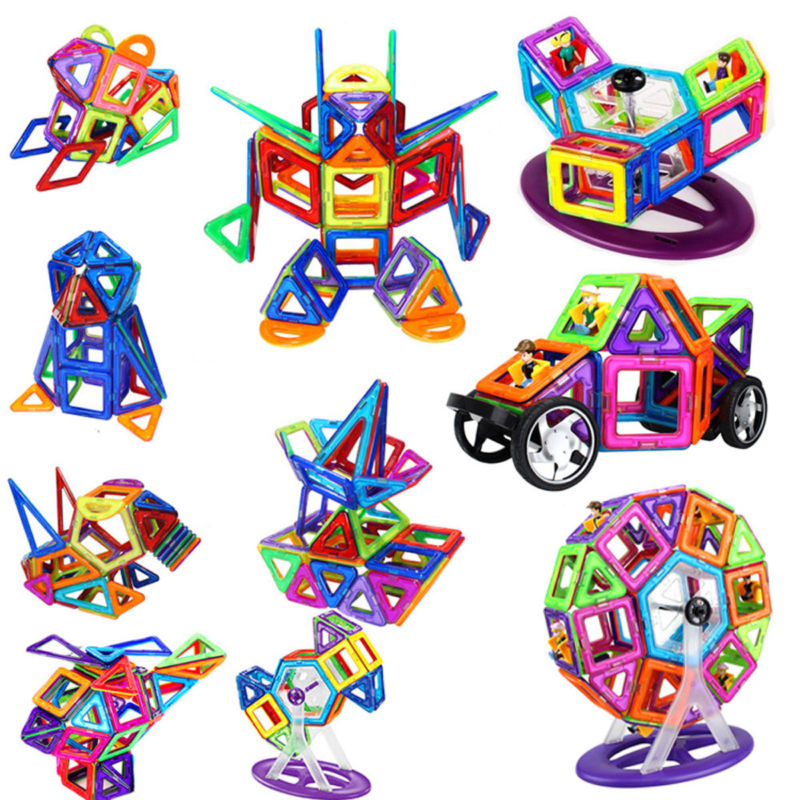 magnetic blocks with wheels