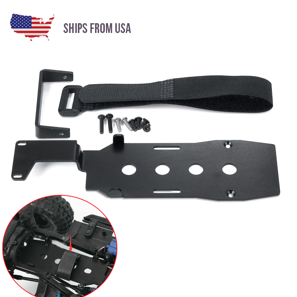 Low LCG Battery Mounting Plate Tray Holder w//strap For Traxxas TRX-4 1:10 RC Car
