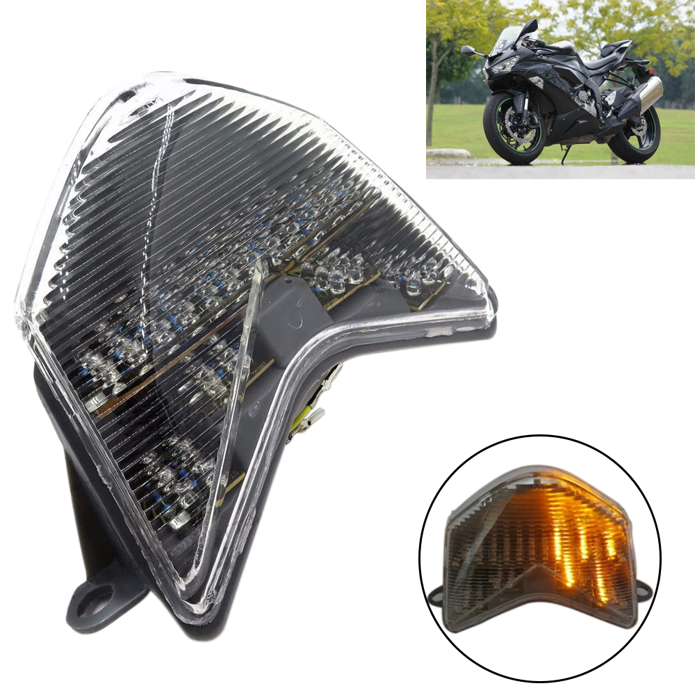 Tail Brake Light Clear Replacement Lights Fit For Kawasaki Ninja