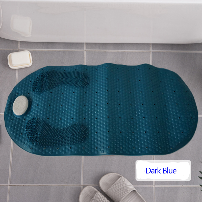 Bath Shower Foot Back Scrubber Mat, Non-slip Shower Mat With Drain Holes  Suction Cups, Quick Drying Easy Cleaning, Exfoliating Dead Skin Foot  Massage, Bath Mat For Tub & Shower Stall & Bathroom 