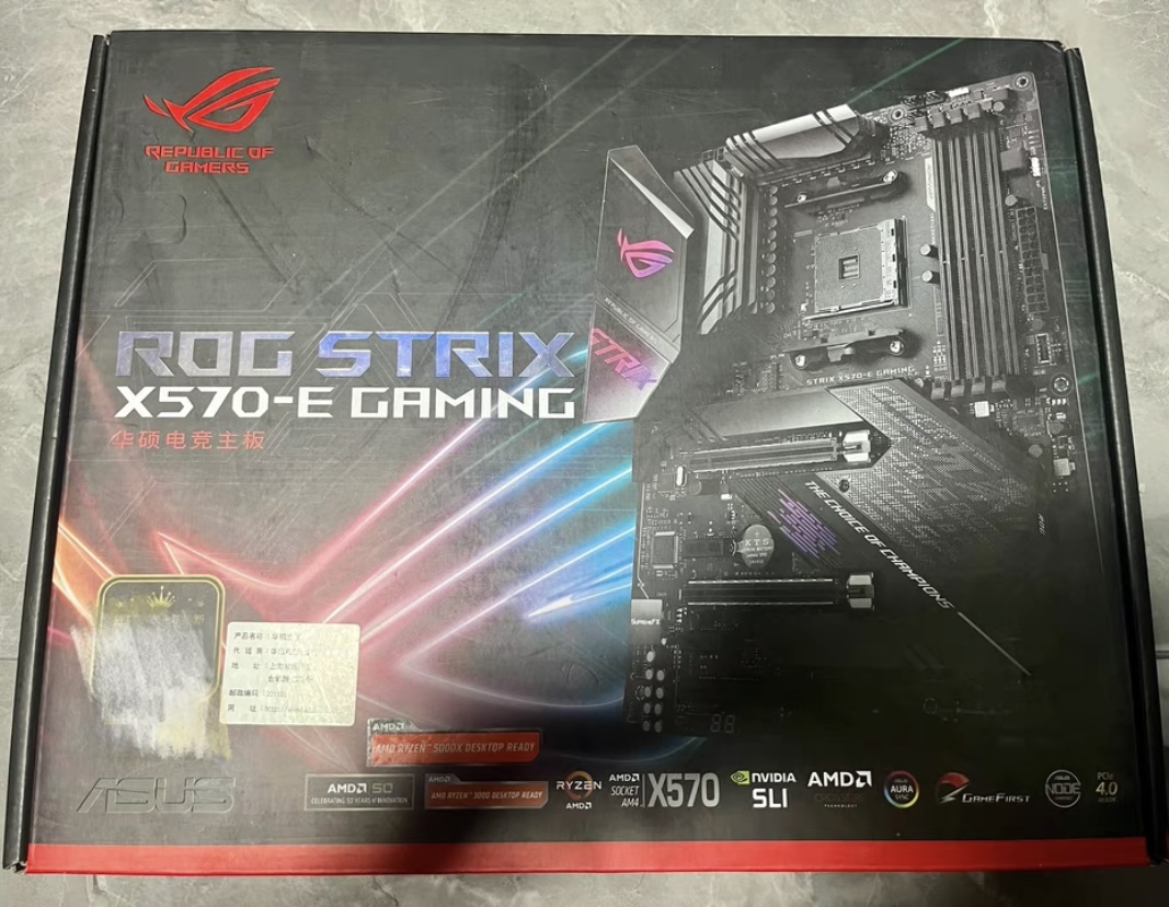 ASUS ROG STRIX X570-E Gaming（ジャンク?） ASUS ROG Strix X570-E Gaming DDR4 Socket AM4 ATX Motherboard