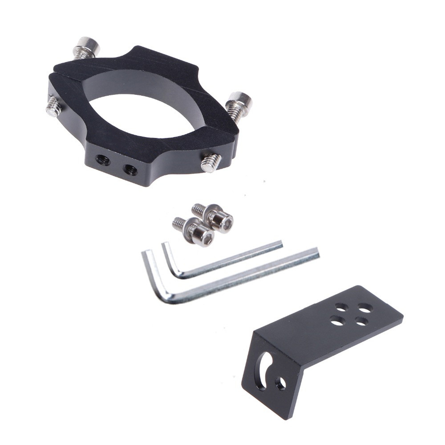 custom motorcycle BLACK 1 Pair flashing collar fastening tabs on the fork