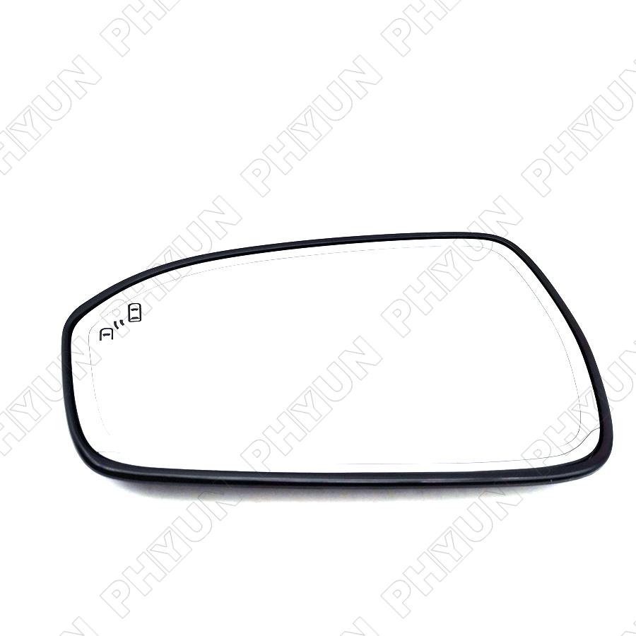 Autoelements Driver Side Power Heated Mirror For 2013-2016 Ford Fusion – Paintable, With Blind Spot & Signal