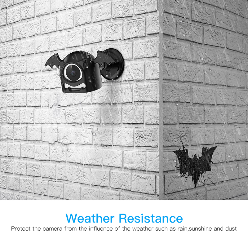 For Wyze Cam Camera 360 Degree Swivel Bat Designed In Outdoor Wall Unlike Original Magnetic Absorption Base This Mount Bracket Is Equipped With Fixing And Make Your Camera Be More Le Both On Wall Or Ceiling