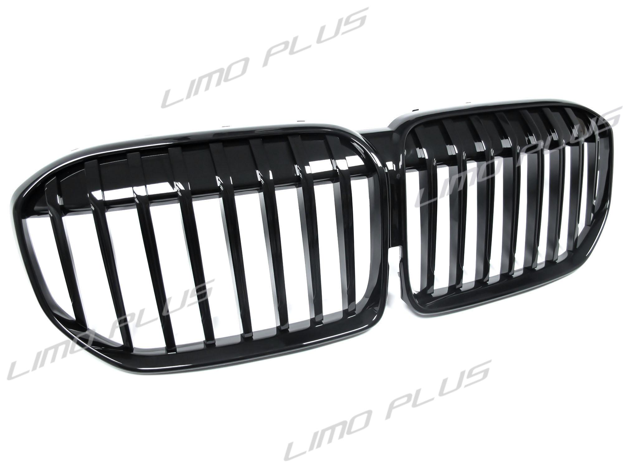 thumbnail image 2 of AR Gloss Black Front Kidney Grille For 2019-2021 BMW G11 G12 LCI 7 Series – Clip-On Replacement 2 of 6