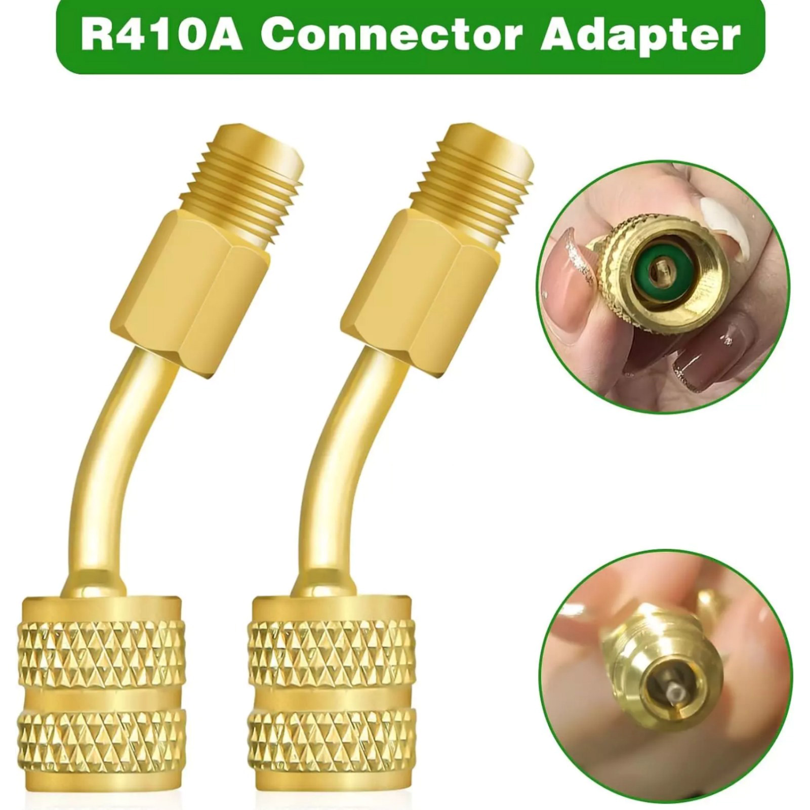 R410A Adapter Kit Mini Split Adapter 5/16 To 1/4 Coupler R410A