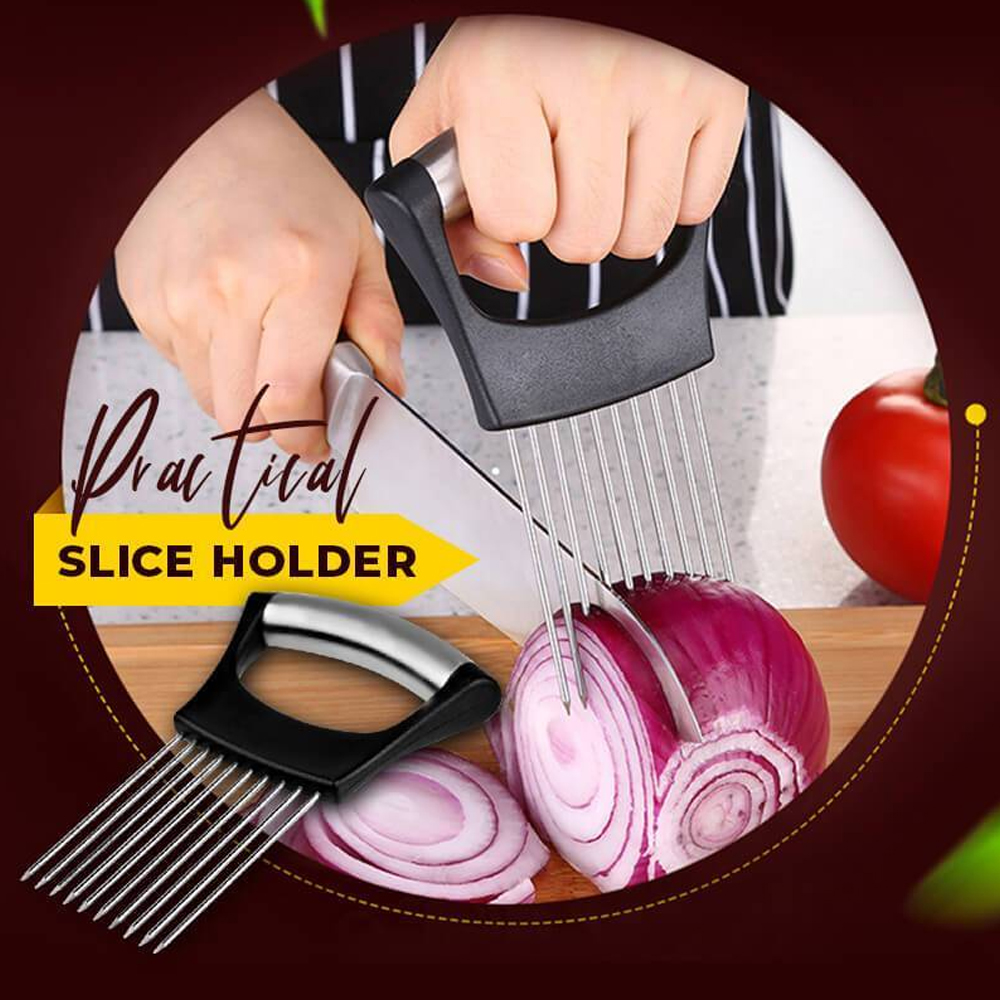 Food Slice Assistant Onion Holder Slicer Kitchen Gadgets Meat Slicer ...