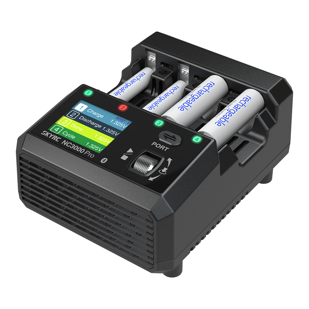 自動車 SKYRC NC3000pro NC3000 Pro AA/AAA NiMH/NiCD Battery Charger & Analyzer - SkyRC