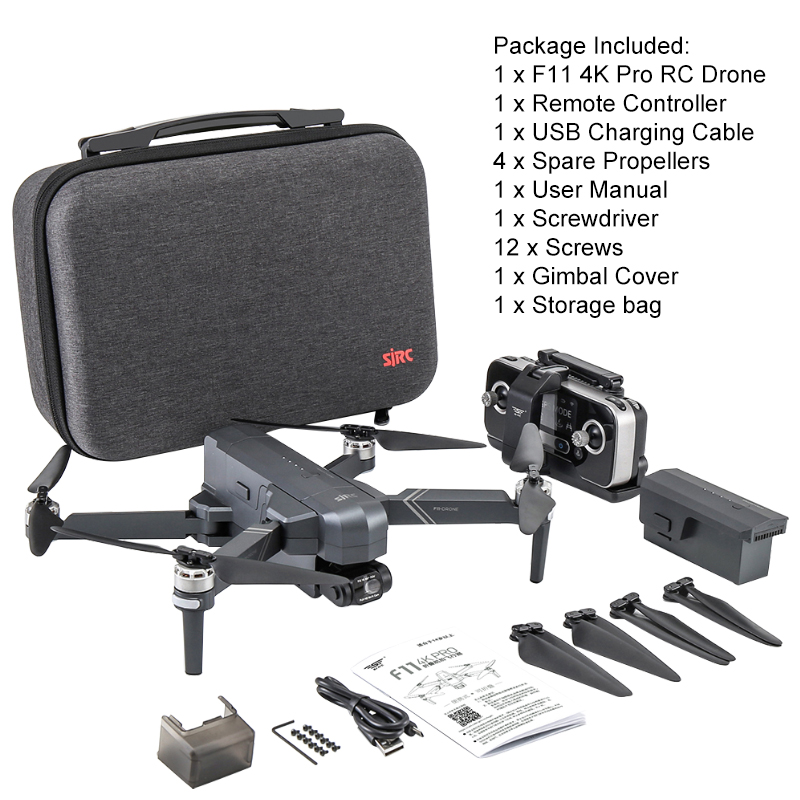 SJRC F11 4K Pro GPS Drone 5G Wifi FPV 4K HD Camera 50X Zoom
