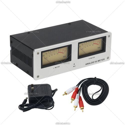 MIC-73 Square Analog VU Meter Alloy Panel and LED Warm Backlight