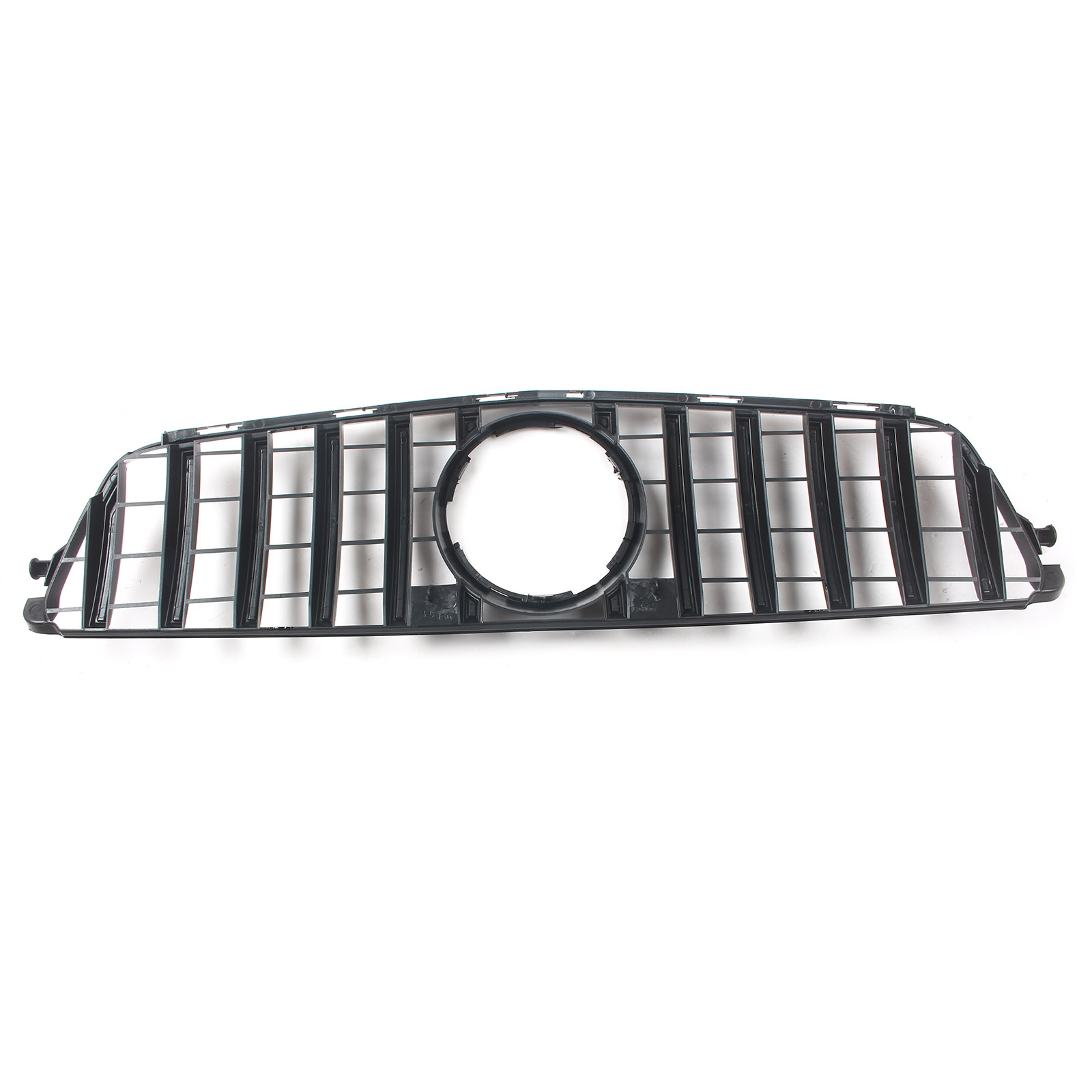 Gloss Black GT R Style Front Grille For Mercedes Benz W204 C250 C300 (2008-2013)