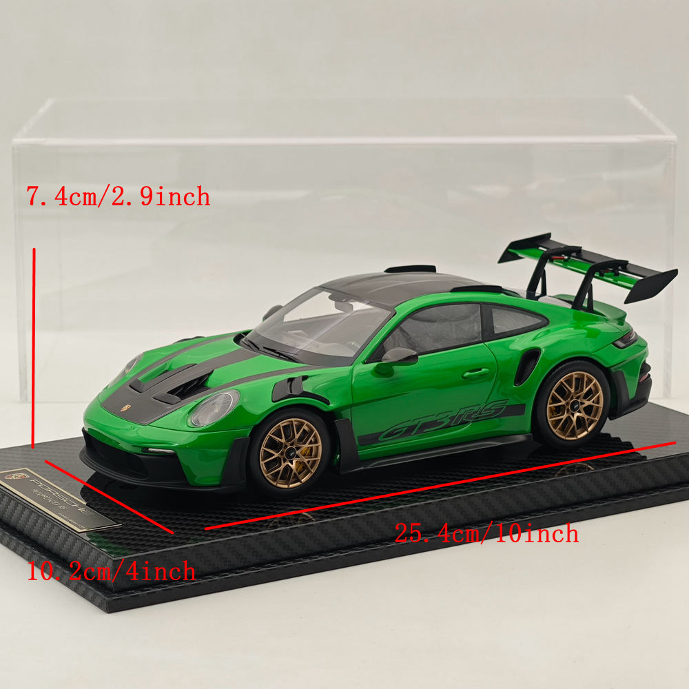 AI MODEL 1/18 Porsche 992 GT3 RS GREEN Resin High-Quality Collection