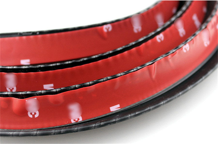 2x 59" Carbon Fiber Style Car Wheel Arch Fender Trim Moulding Strip