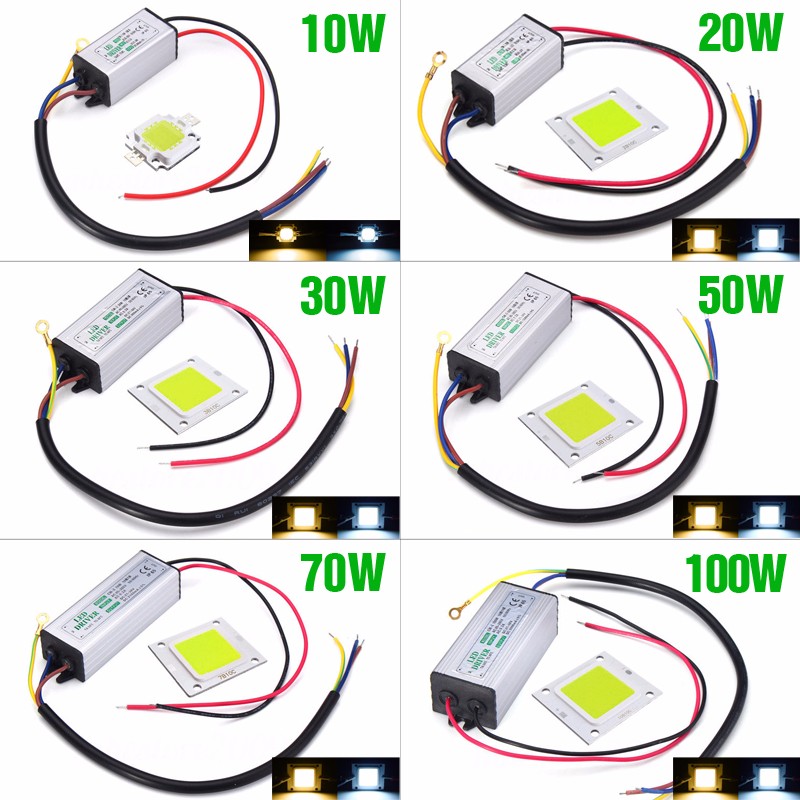 10W 20W 30W 50W 100W LED SMD Chip Bulb LED Driver Power Supply Waterproof