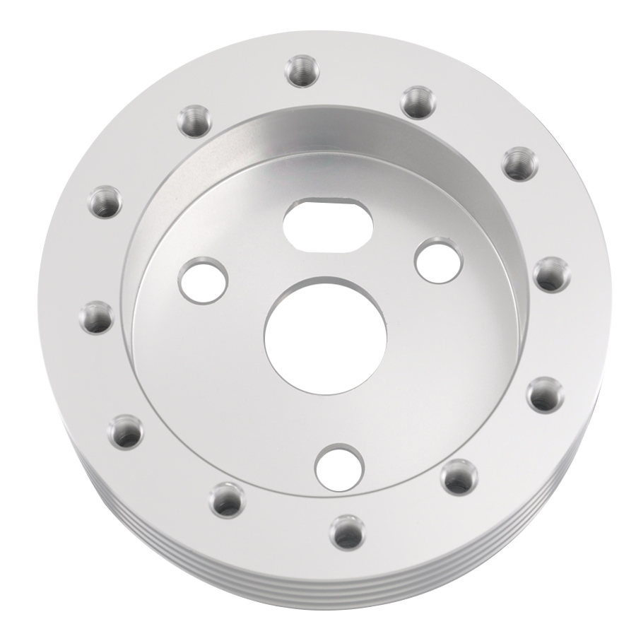 1" 25mm Chrome Aluminum Steering Wheel Hub Spacer Adapter Plate Fit for