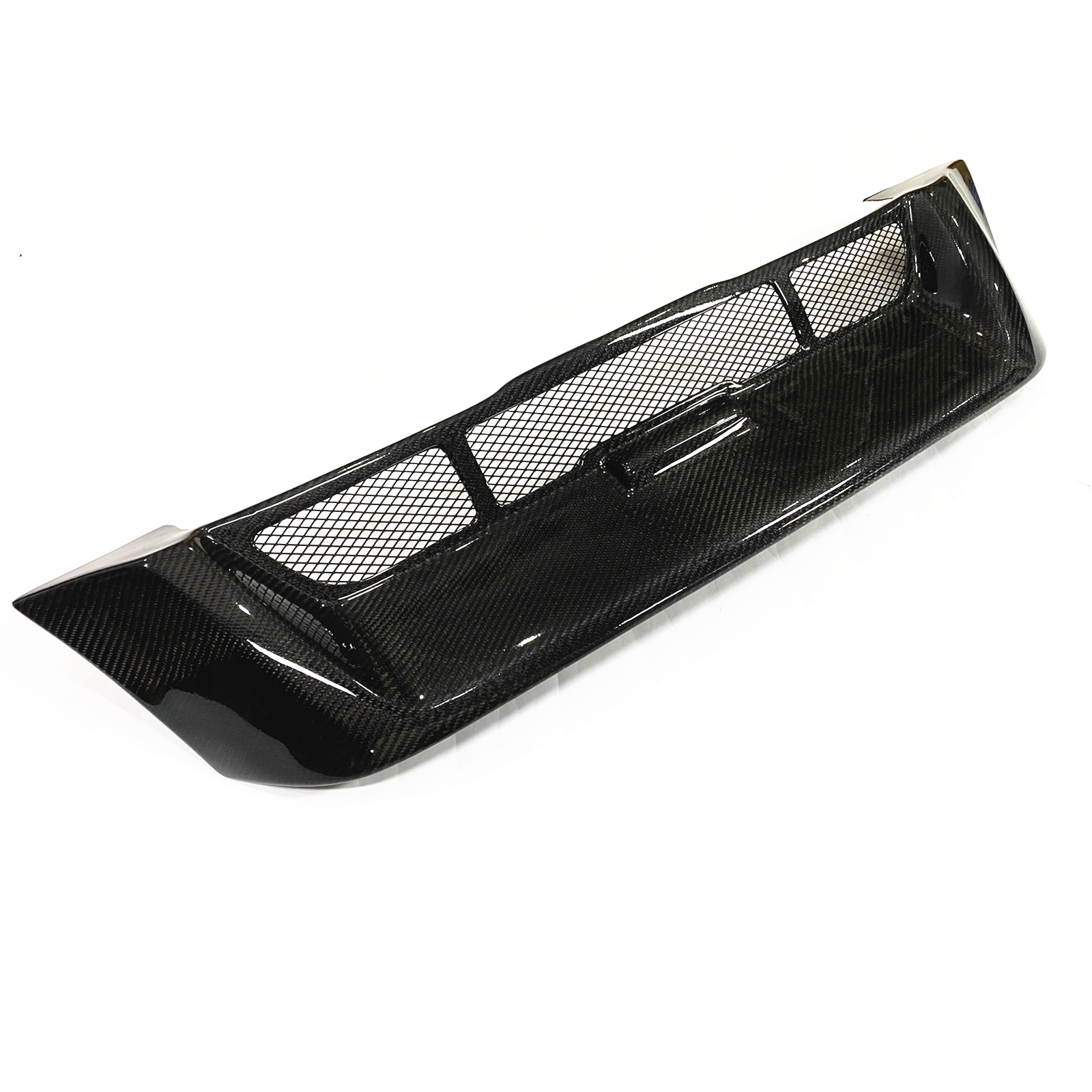 Front Grille Assembly With Chrome Molding & Black Plastic – Fits 1997-2001 Honda CR-V