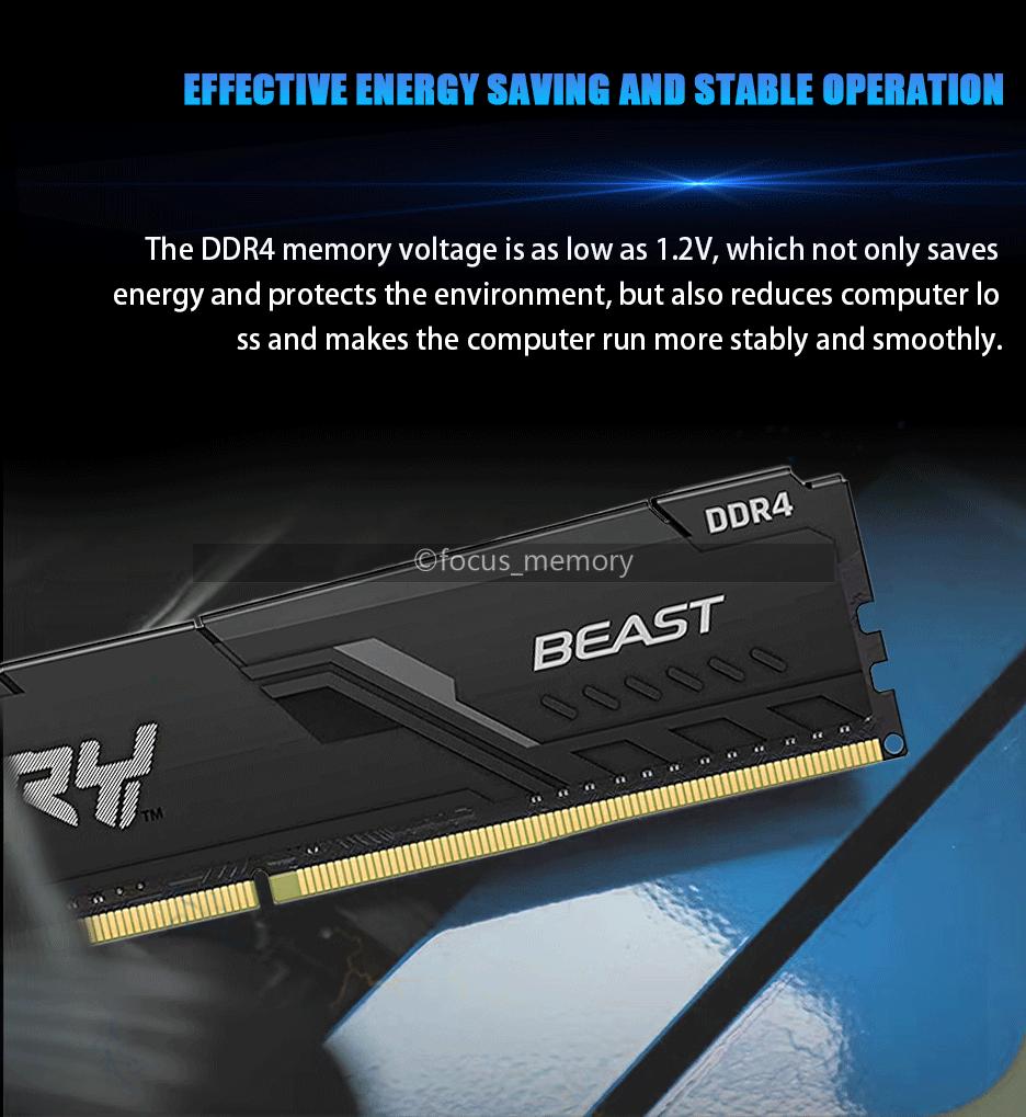 Kingston Fury Beast 16 GB (2x8GB) DDR4 3200 PC4-25600 288pin