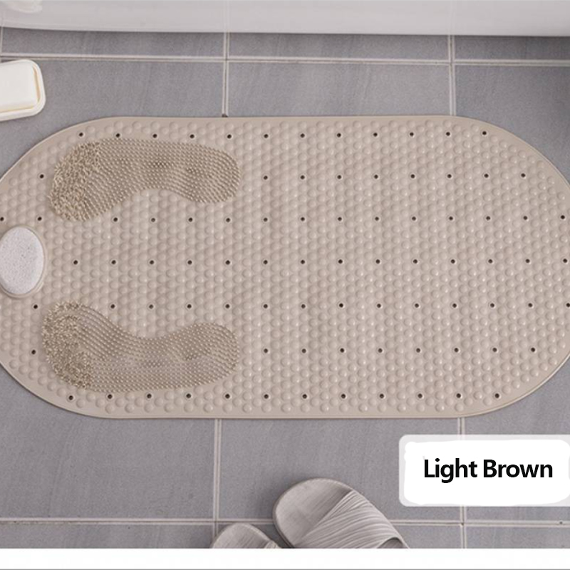 Bath Shower Foot Back Scrubber Mat, Non-slip Shower Mat With Drain Holes  Suction Cups, Quick Drying Easy Cleaning, Exfoliating Dead Skin Foot  Massage, Bath Mat For Tub & Shower Stall & Bathroom 