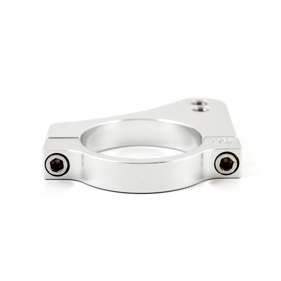 41mm Aluminum Steering Damper Fork Frame Mounting Clamp Bracket – Silver